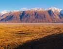 View from Edoras, Rangitata Valley Gorge, New Zealand - panorama