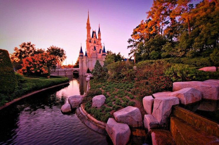 Фейерверк в парке Walt Disney World