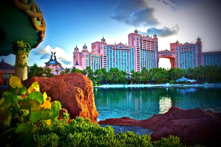 Гостиничный комплекс Atlantis считается самым роскошным на Багамах